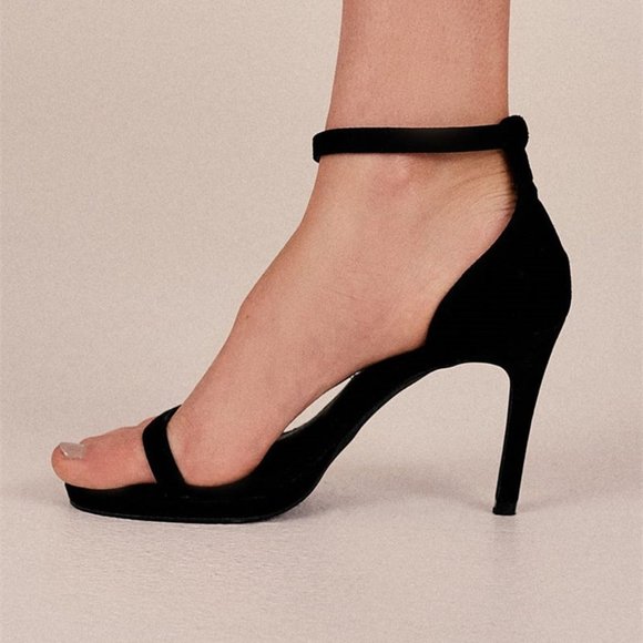 Jaggar REALM SUEDE SANDAL BLACK - Picture 4 of 4